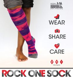 Rock One Sock for Missing Children