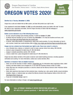 Oregon Votes 2020!