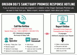 Sanctuary Promise Hotline