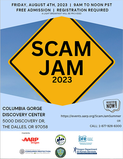Live Stream - Oregon Virtual Scam Jam