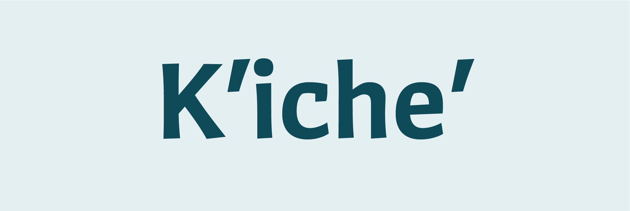 K'iche'