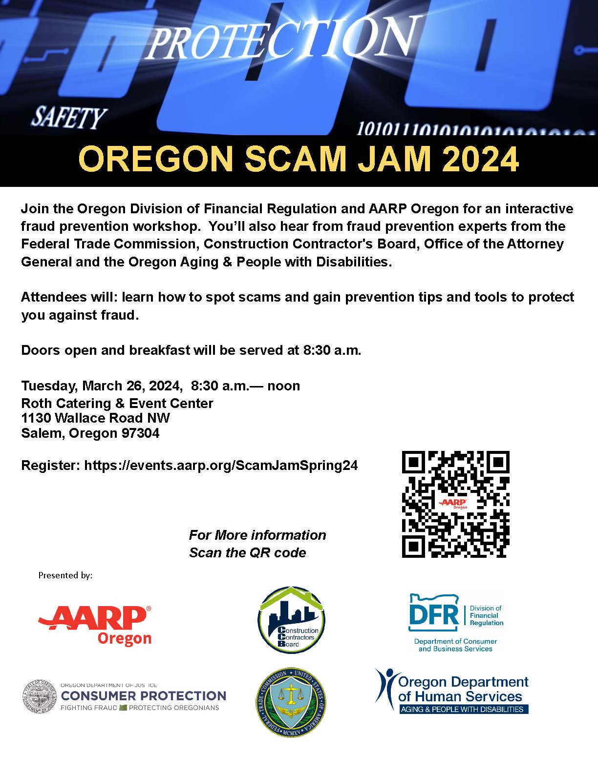 Live Stream - Oregon Virtual Scam Jam